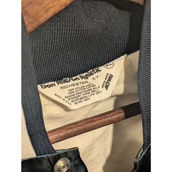 Chevy XL The Heartbeat Of America Satin Bomber Jacket Chevrolet VTG Made In USA - Picture 3 of 6